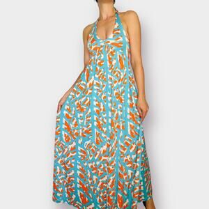 Diane Von‎ Furstenberg Halter Top Maxi Dress